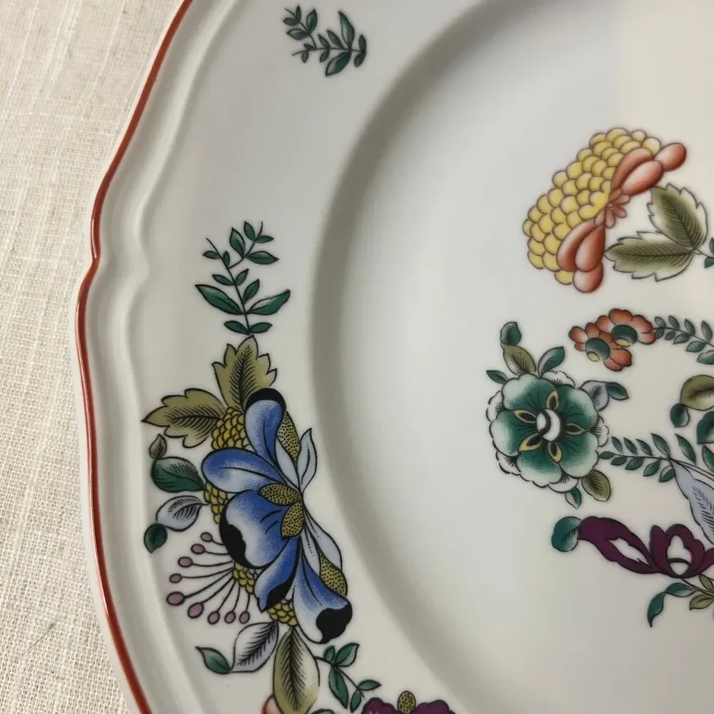 Richard Ginori Diamondstone Laveno Baronessa Round Platter Plate Italy 12.2 Inch